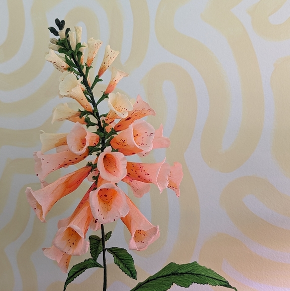 Paper foxglove centre peice - Picture 3 of 5